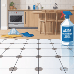 acide chlorhydrique joint carrelage illustration sécurité gants masque