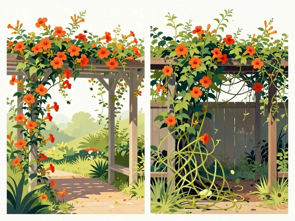 Bignone inconvénients floraison et prolifération