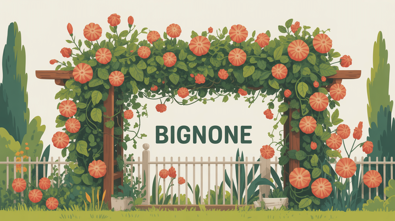 Bignone inconvénients plante envahissante sur mur et clôture