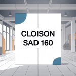 illustration cloison sad 160 moderne tertiaire