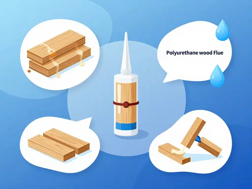 diagramme conceptuel colle polyuréthane bois résistance humidité