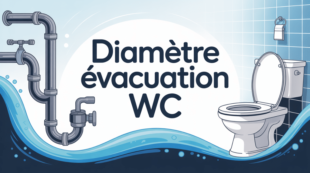 Schéma canalisation salle de bain diamètre évacuation wc