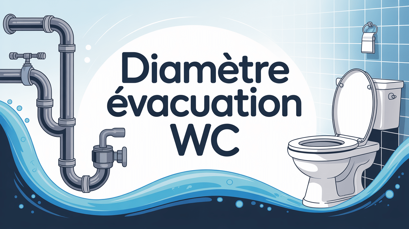 Schéma canalisation salle de bain diamètre évacuation wc