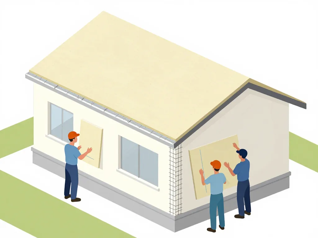 préparation support polystyrène avant enduit sur polystyrène extérieur