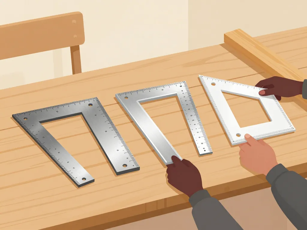comparatif équerre charpente bois acier aluminium plastique main choisit outil
