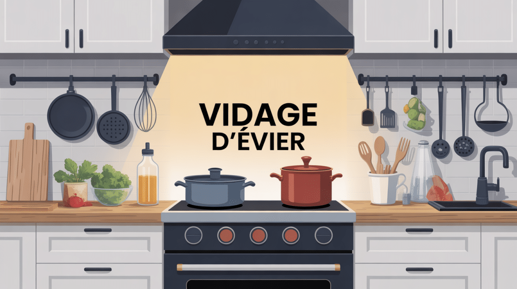 evier vidage elements principaux cuisine moderne