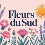 illustration fleur sud jardin mediterraneen