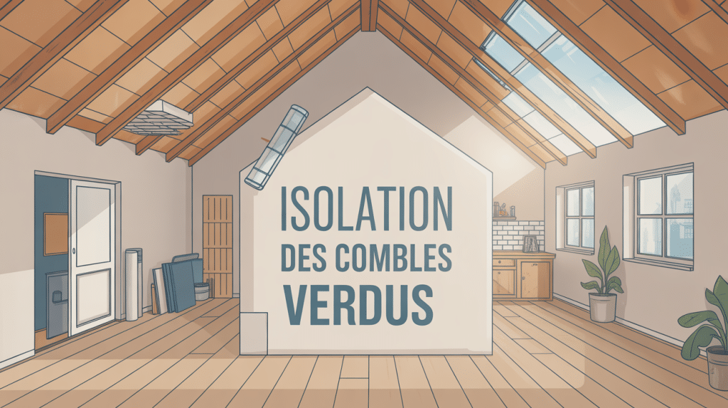 isoler combles perdus soi-même coupe maison isolée