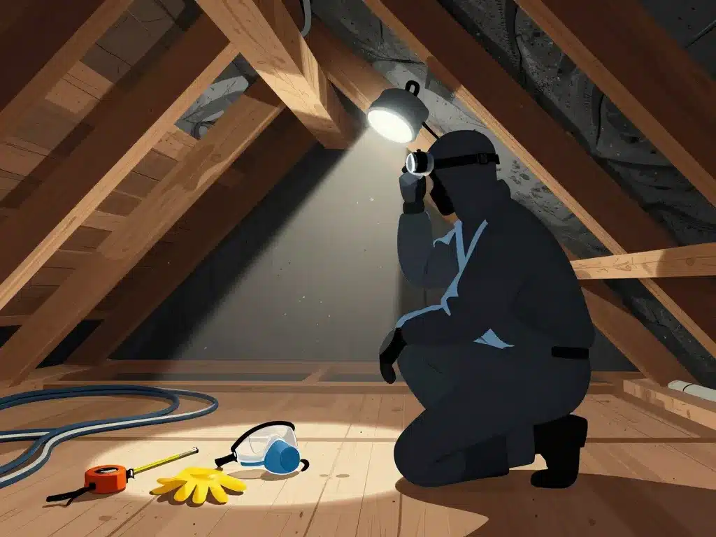 isoler combles perdus soi-même inspection grenier