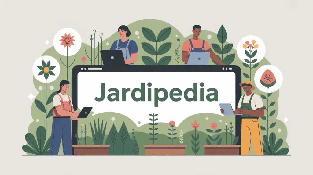 illustration jardipedia plateforme collaborative encyclopédie jardinage