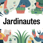 illustration jardin connecté les jardinautes