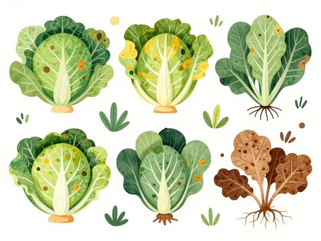 maladie des choux photos feuilles et racines atteintes