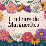 marguerite couleur toutes variétés et tons