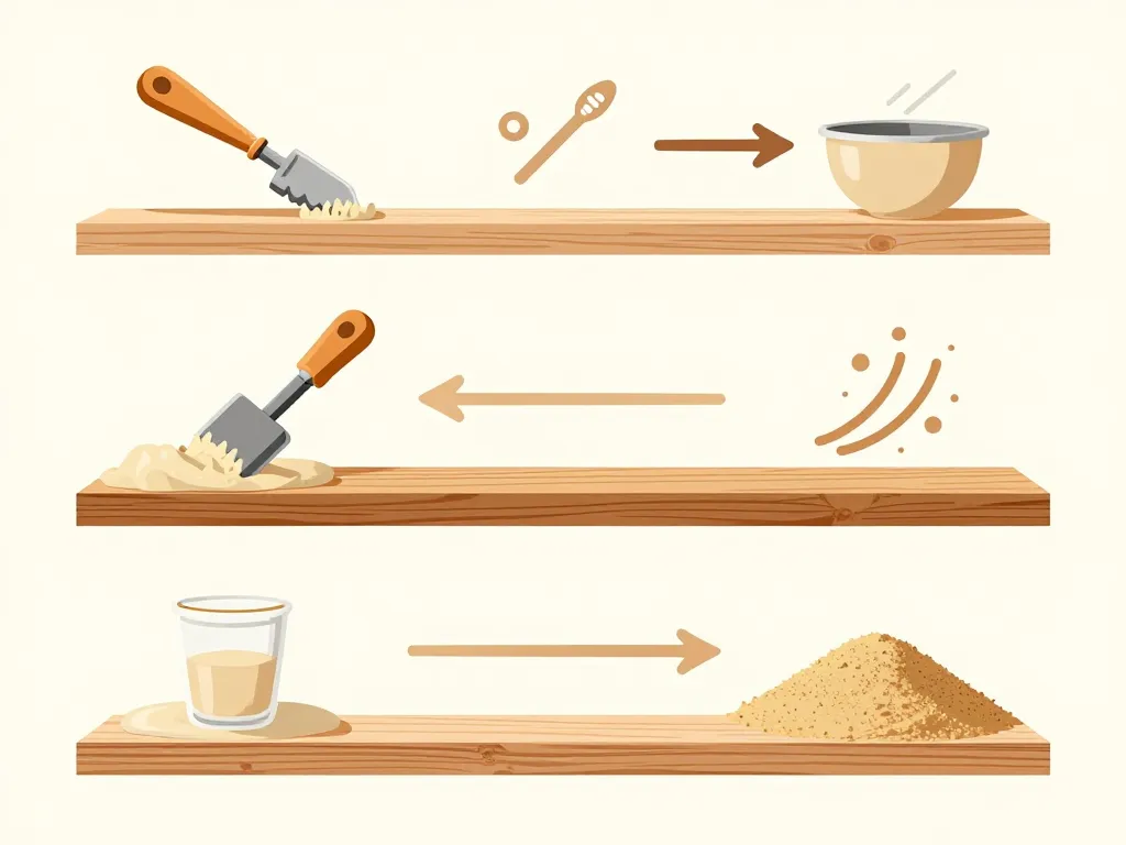 Étapes de pose d'enduit sur bois sans défauts
