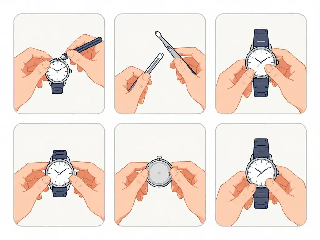 outil pour ouvrir les montres méthode étape par étape sécurisée