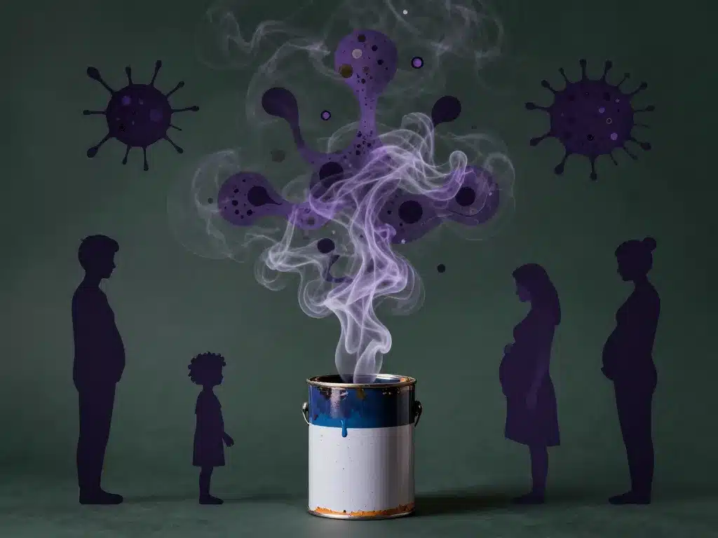 peinture périmée danger vapeur toxique santé