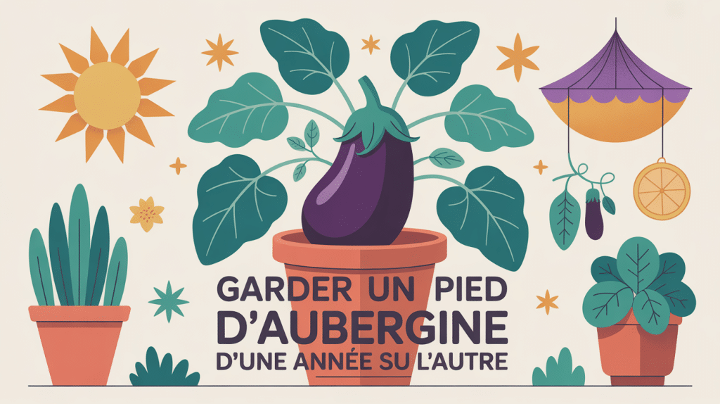 peut-on garder un pied d'aubergine d'une année sur l'autre en pot, protégé pour l'hiver
