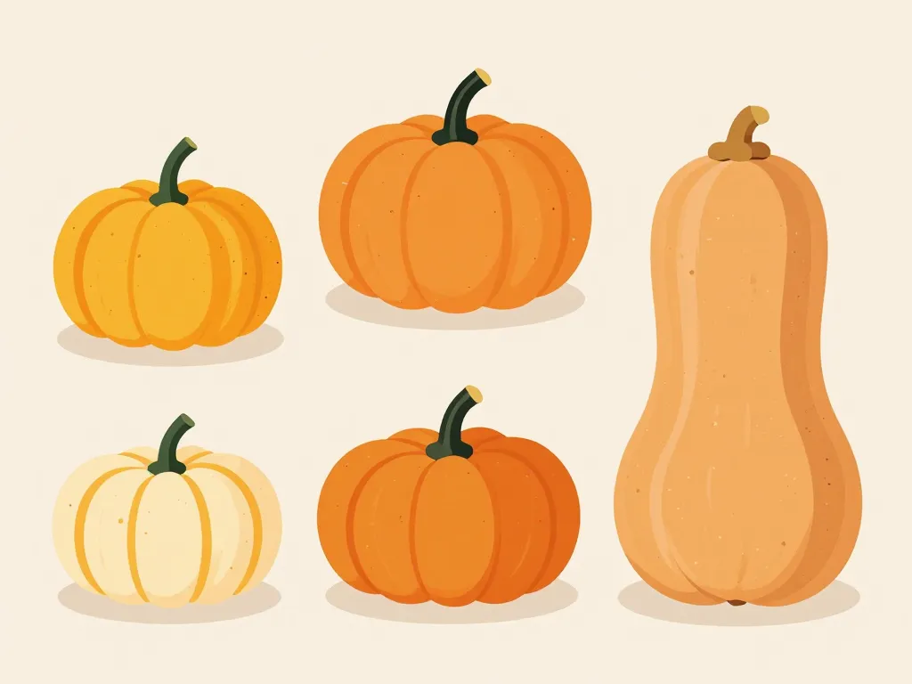 différentes variétés poid potiron comparées