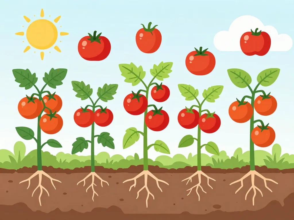 poid tomates rendement jardin et calibres