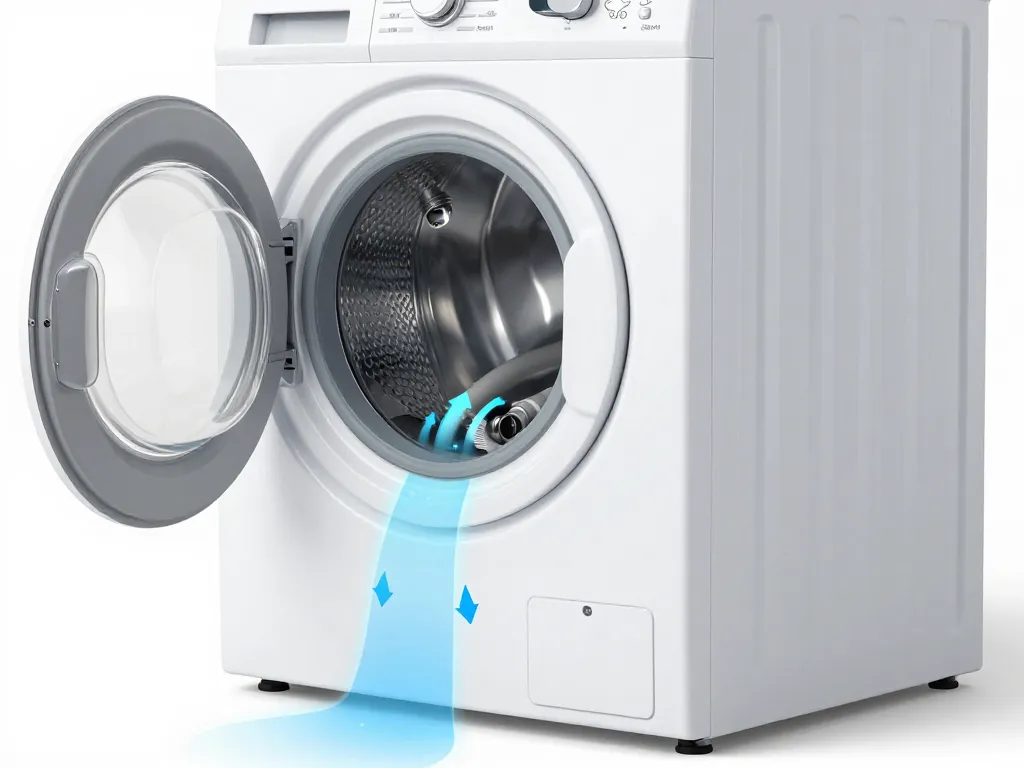 diagramme fuite par le bas machine à laver