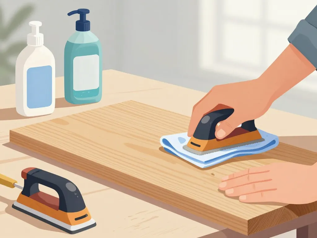 Préparer et nettoyer le support pour enduit sur bois