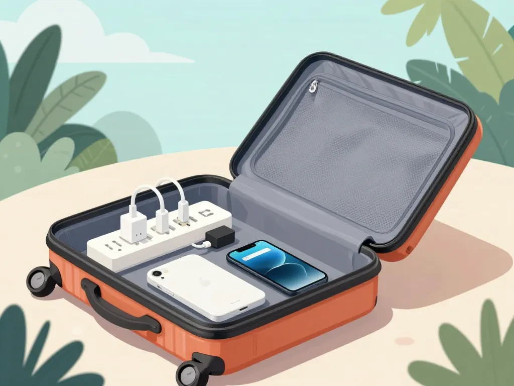 prise electrique bali adaptateur universel valise