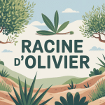 racine olivier stylisée et usages en jardin et phytothérapie