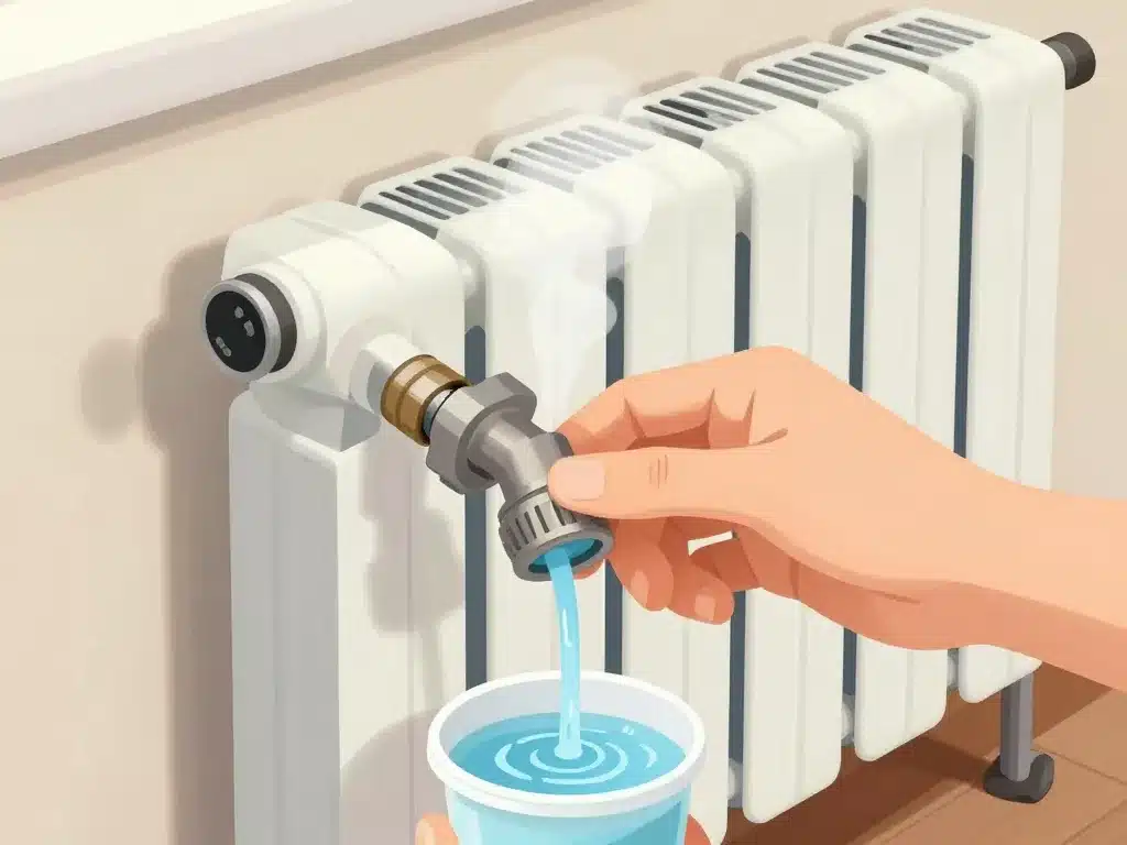 illustration vérification radiateur ne chauffe pas tuyau froid