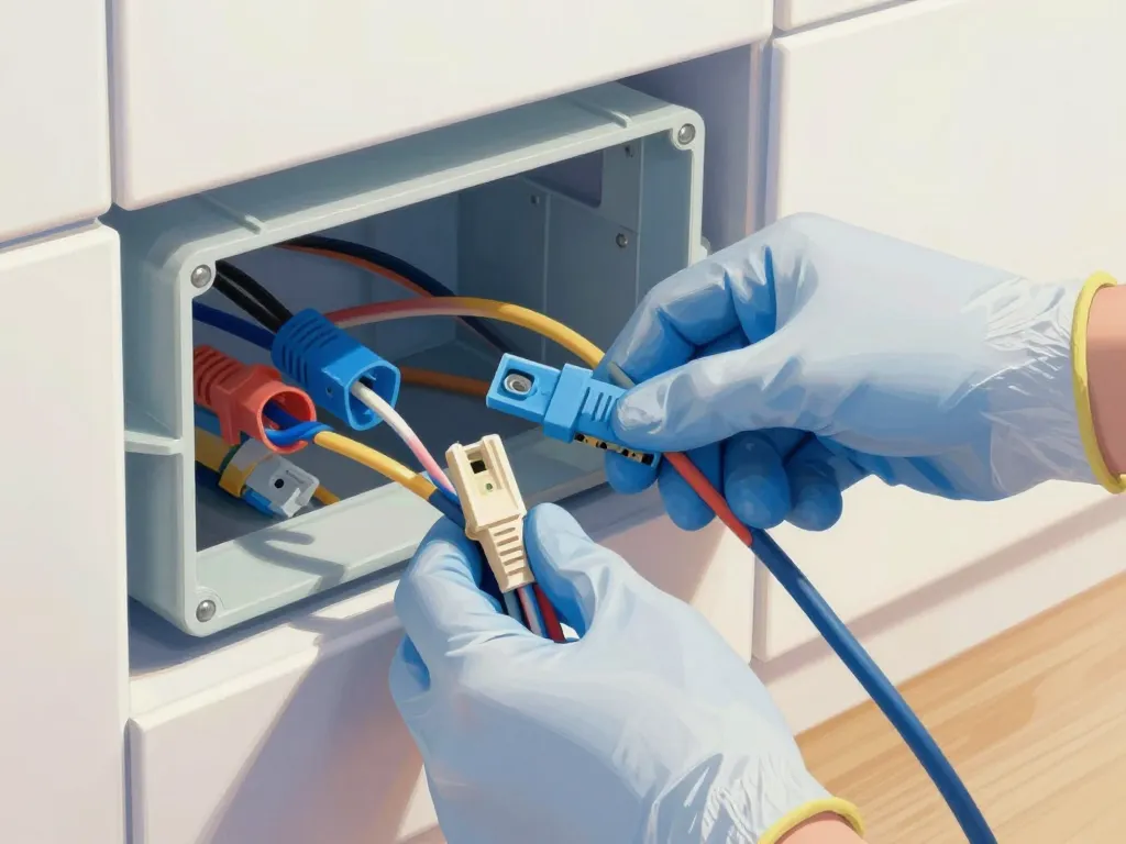 rallonger un câble électrique sans domino étape connecteurs rapides