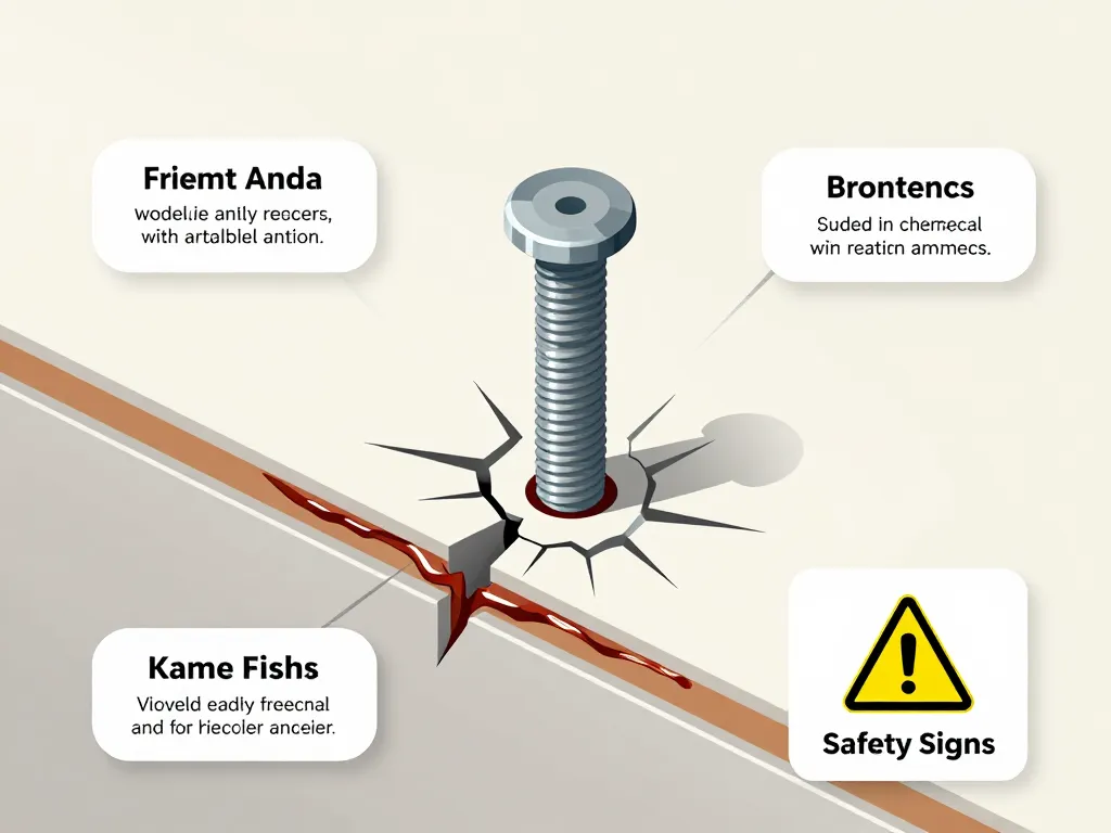 diagramme risques signé scellement chimique raté
