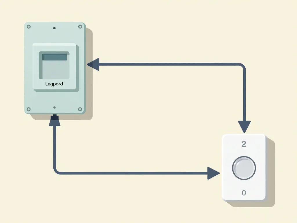 schéma branchement sonnette legrand 230v câblage étape par étape