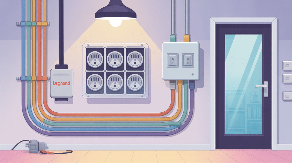 schéma branchement sonnette legrand 230v illustration principale