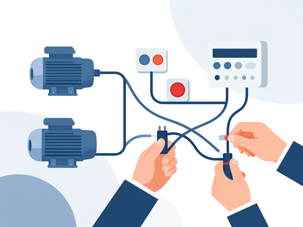 schema du contacteur câblage moteur et contacteur