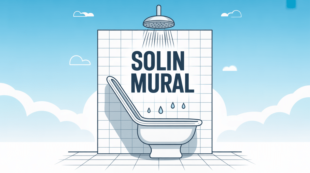 Illustration solin mural assurant étanchéité toiture