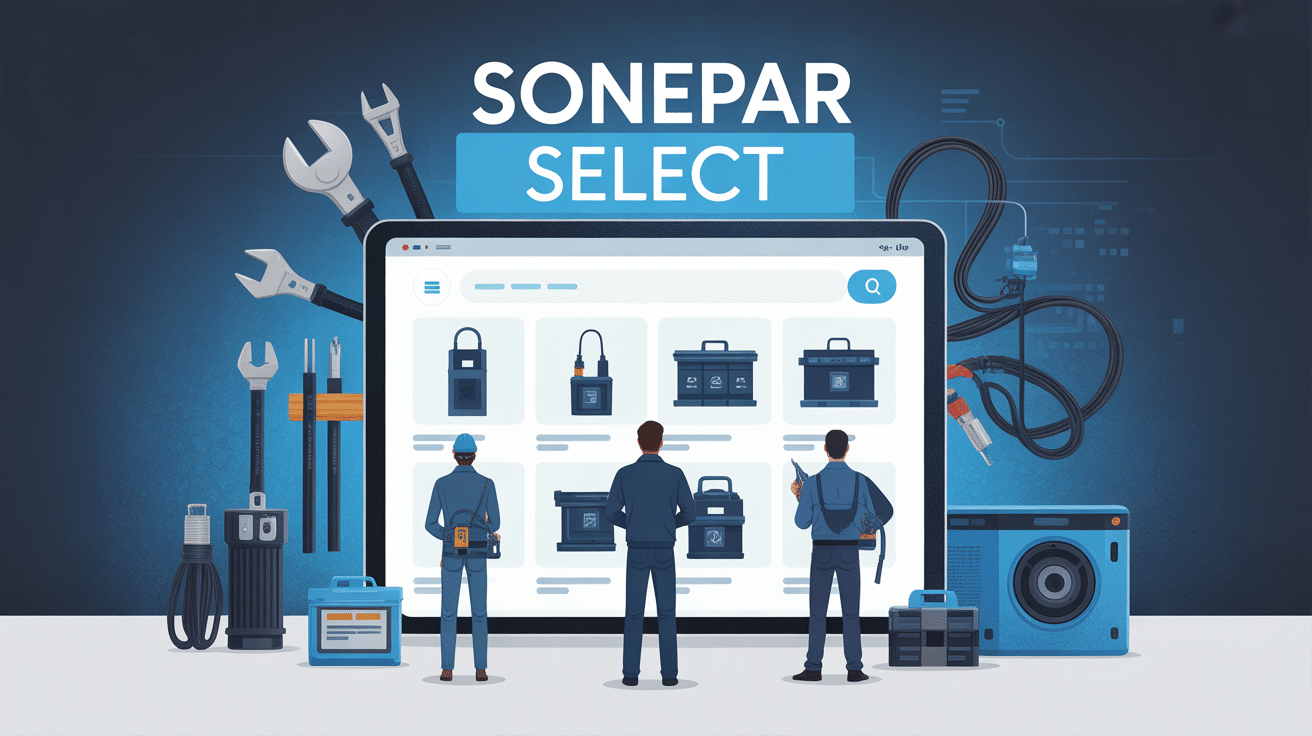 illustration sonepar select plateforme en ligne