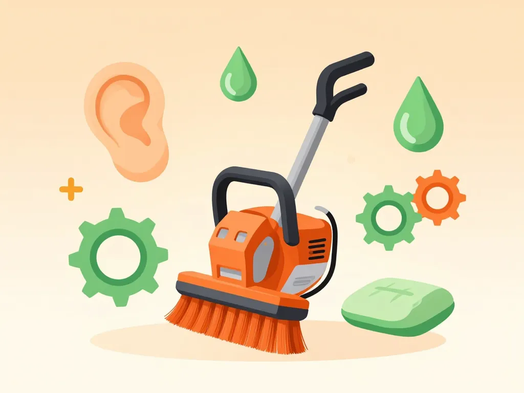 stihl fs 411 avis illustration fiabilité bruit consommation confort