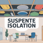 illustration suspente isolation types plafond efficacité