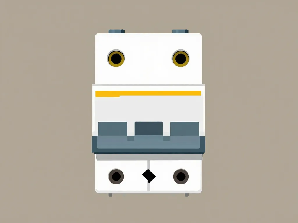 Symbole disjoncteur sur schéma électrique