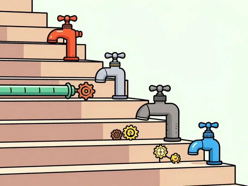 Escalier des facteurs du tarif plombier changement robinet