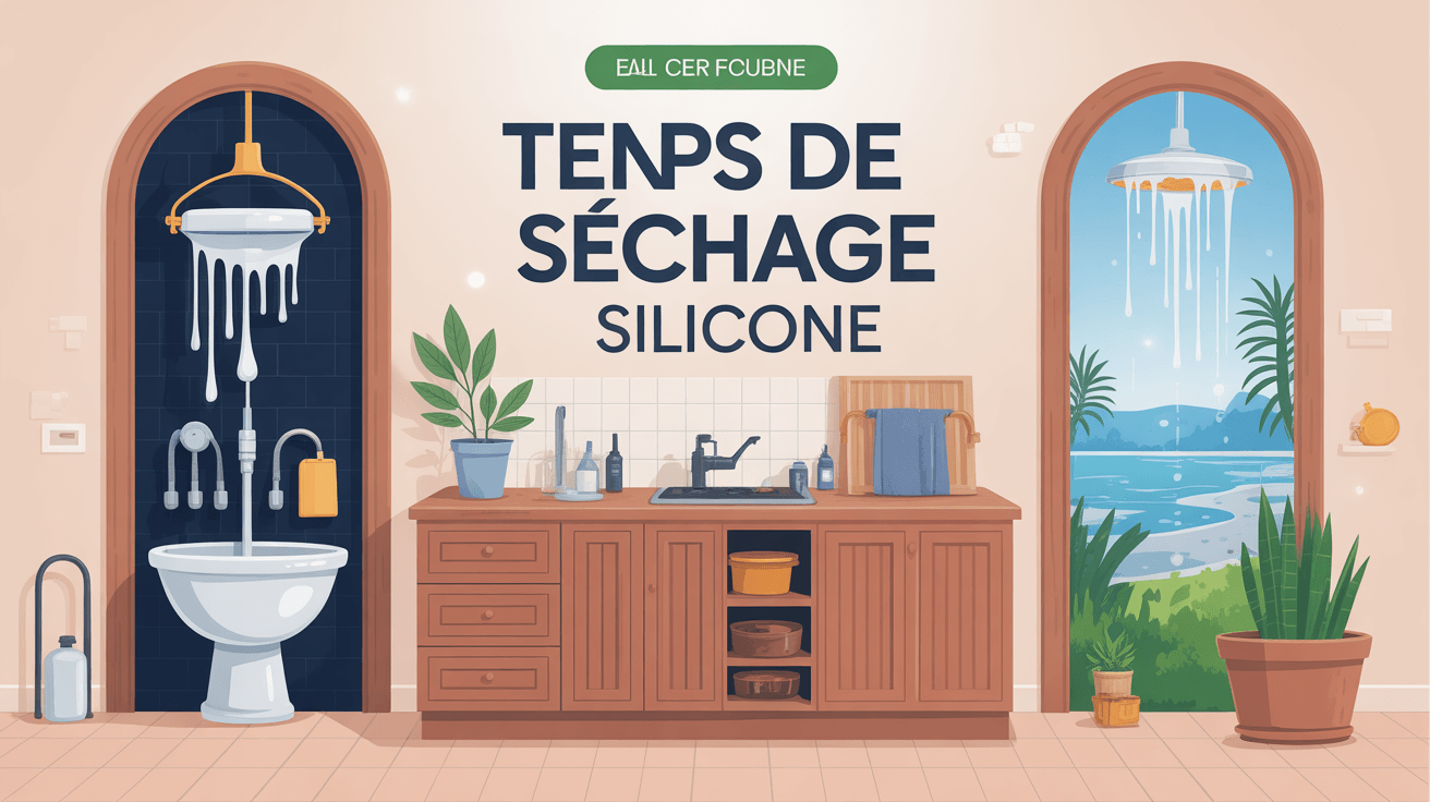 temps de sechage silicone illustration applications