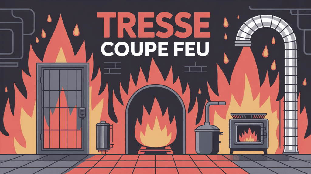 Illustration de tresse coupe feu assurant la sécurité des équipements