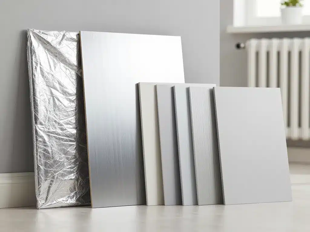 Comparatif panneaux isolant derriere radiateur