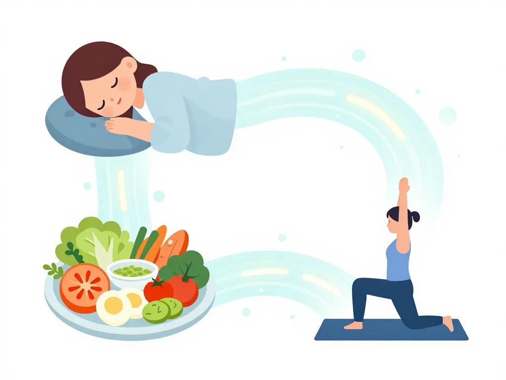 vigour illustration sommeil nutrition mouvement