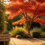 arbres pour petit jardin érable du Japon pommier