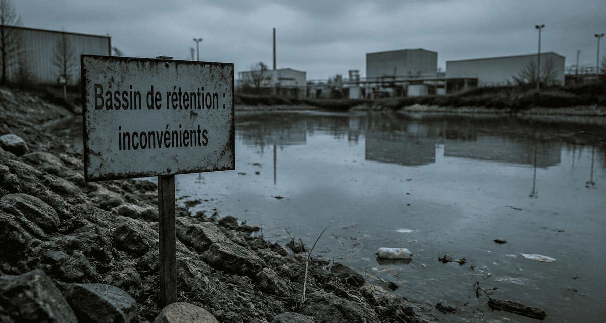 bassin de rétention inconvénients sur la sécurité et l'environnement