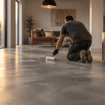 béton ciré prix application sol salon