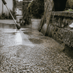 béton désactivé inconvénients gros plan lavage