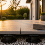 carreler sur plot dalles grès cérame terrasse