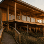 constructeur maison sur pilotis bois terrain en pente