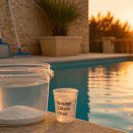 Dosage chlore choc piscine par m3 au bord de la piscine